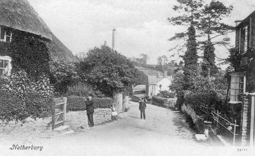 Myrtle Cottage, on the left - 1906