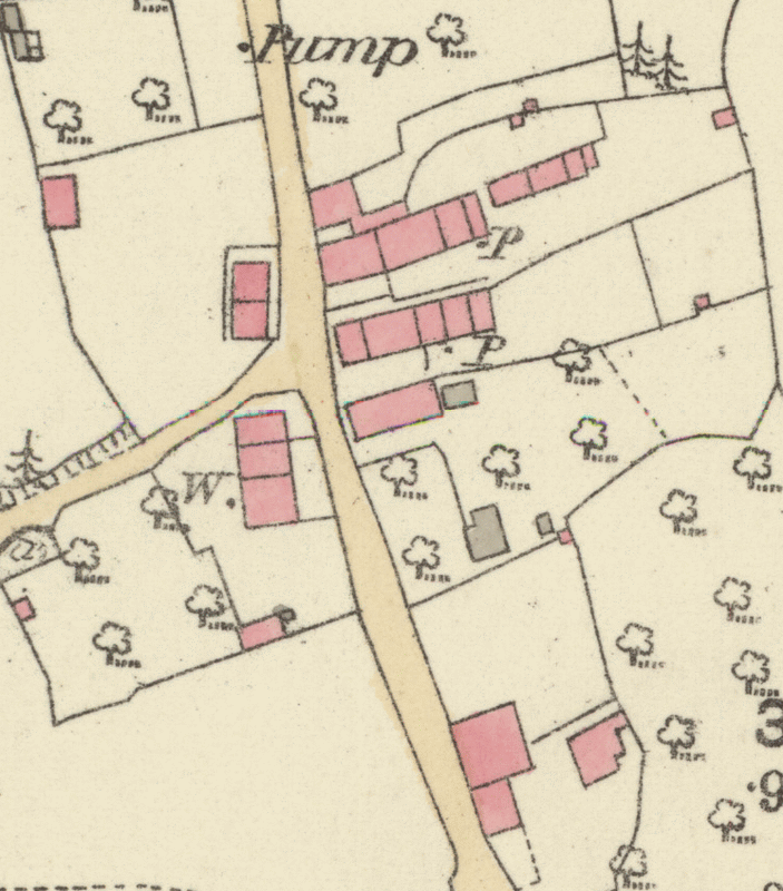 Map surveyed in 1888