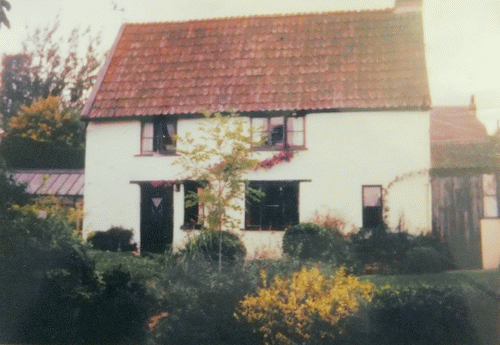 The White Cottage in 1970 in a photo sent by Caroline Scott, daughter of Mrs Dora Hartley.